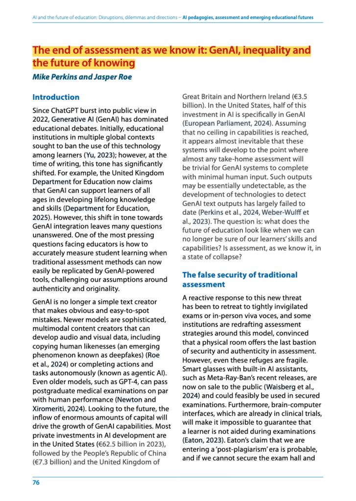 The Future of AI and Assessment