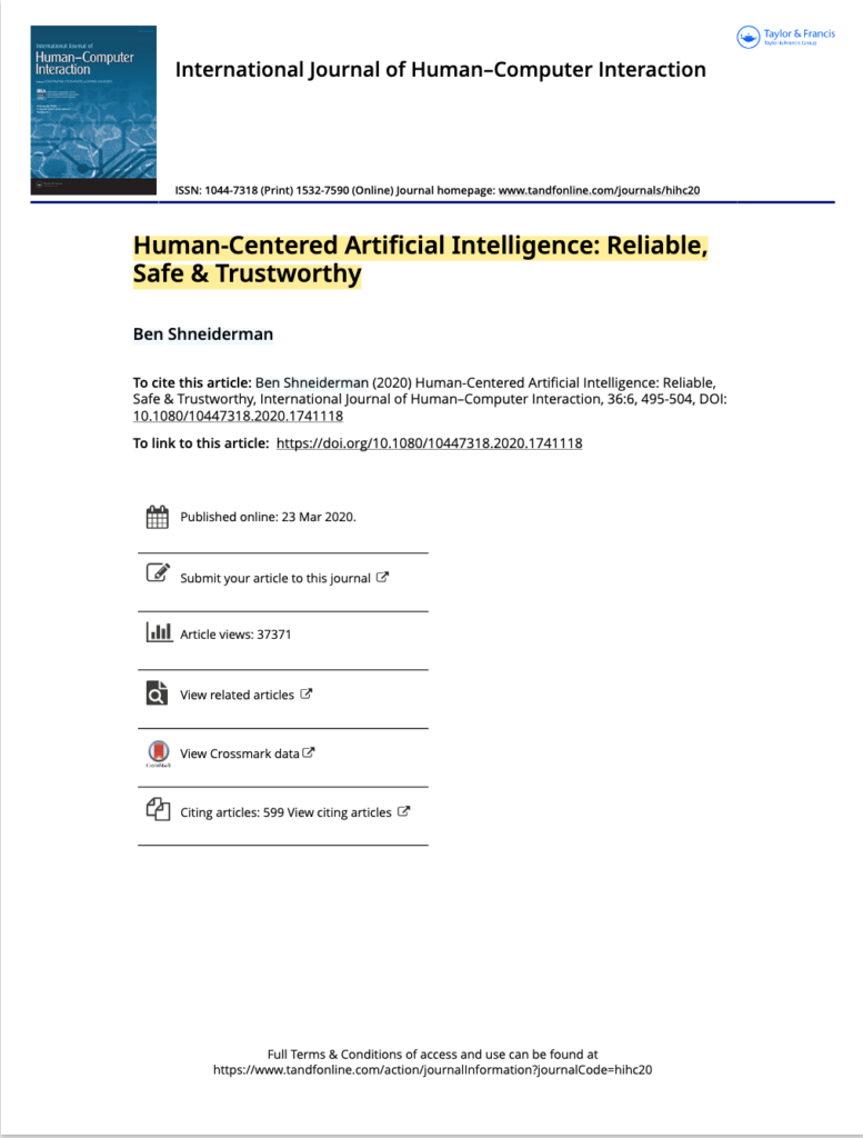 Human-Centered AI in Education