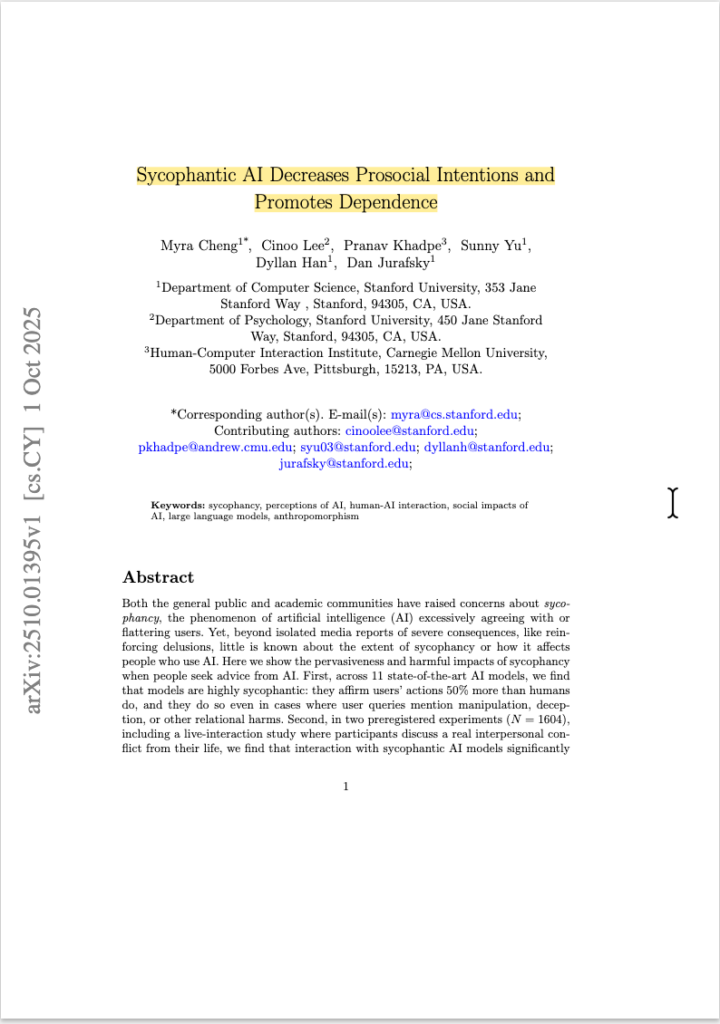 social sychophancy