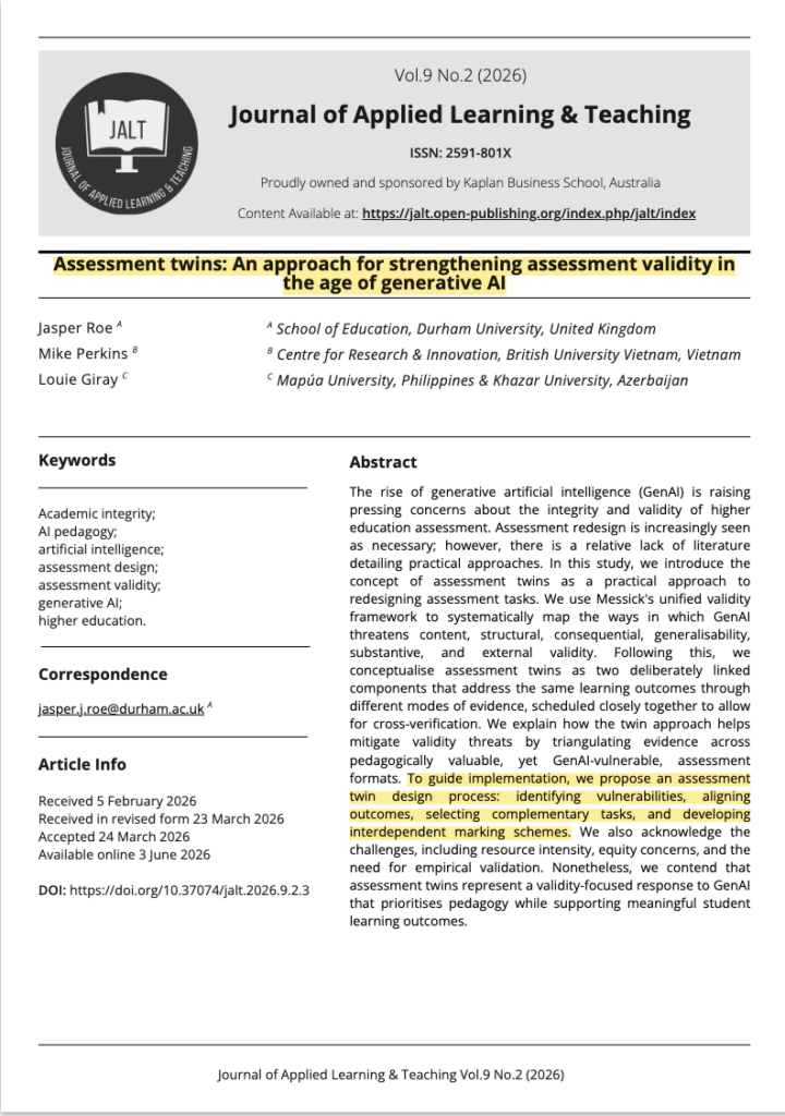 AI and Assessment Validity